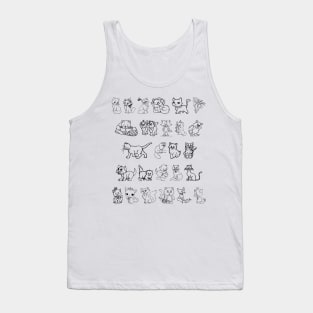 Cats, Cats, Cats and More Cats Tank Top